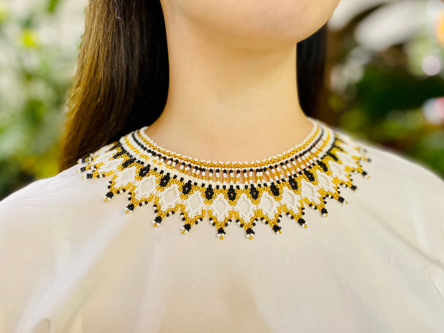 Enlace Beads Collar Necklace / Christy