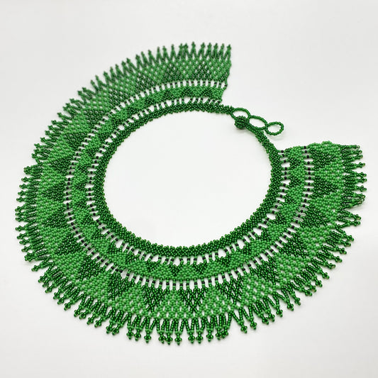 Enlace Beads Collar Necklace / Verde